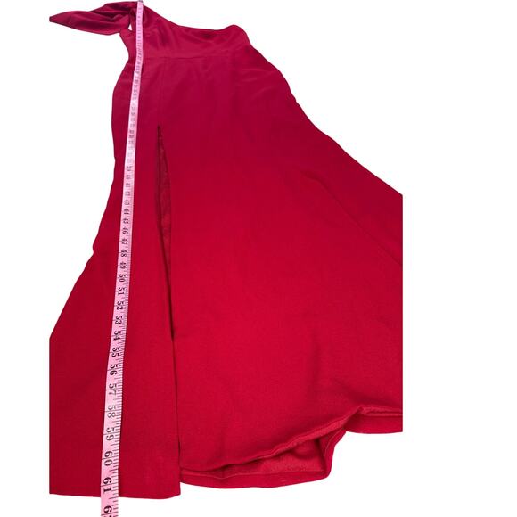 Dress the Population Formal Dress Georgina Gown Maxi One Shoulder Red Size XL - Picture 9 of 12